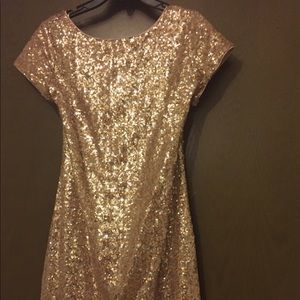 SEQUENCED DRESS WITH MATCHING SHOES!